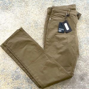 PAIGE normandie capers brown pants.